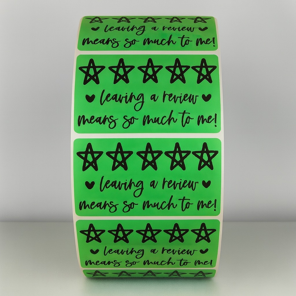 Posh Seller Review Stickers 🌟 “Leaving a Review Means So Much To Me - Picture 5 of 11
